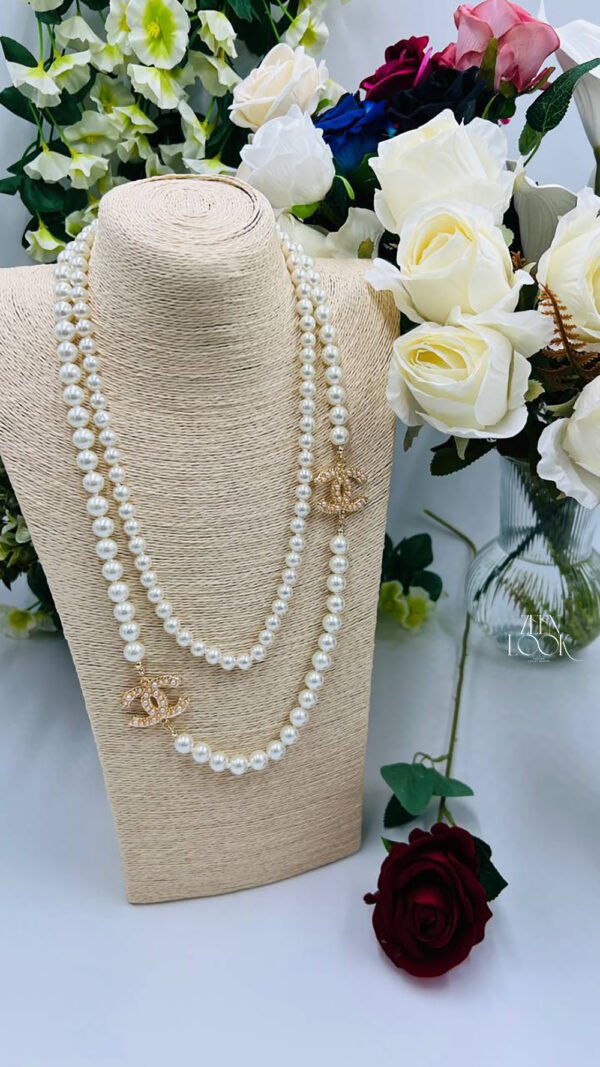Chanel pearl necklace - Image 34
