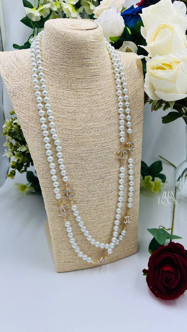 Chanel pearl necklace - Image 5