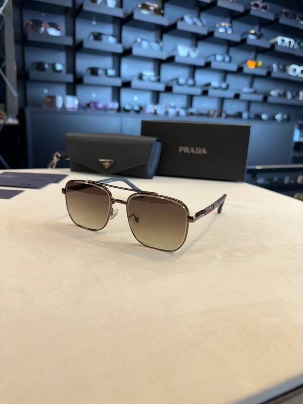Prada Repeating Logo Sunglasses - Image 5