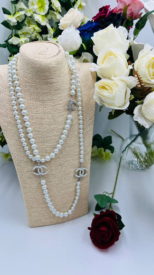 Chanel pearl necklace - Image 10