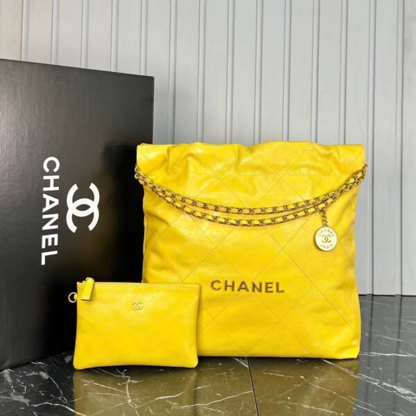 Chanel 22 Handbag - Genuine Leather - Image 12