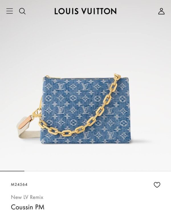 Louis Vuitton Coussin Denim PM - A+ Plus Imported - Image 14