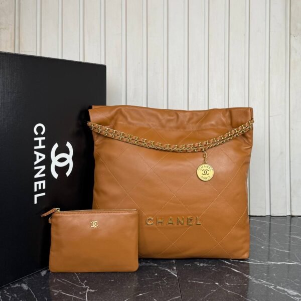 Chanel 22 Handbag - Genuine Leather - Image 2