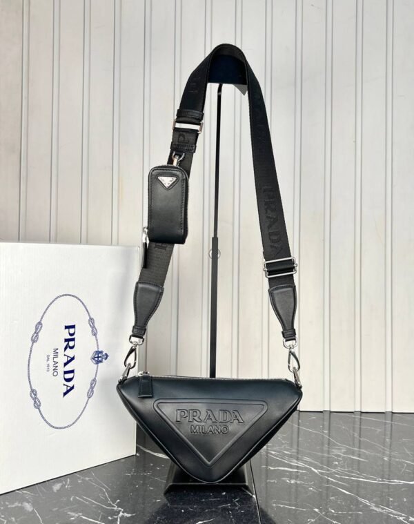 Prada Triangle Bag - Genuine Leather - Image 2