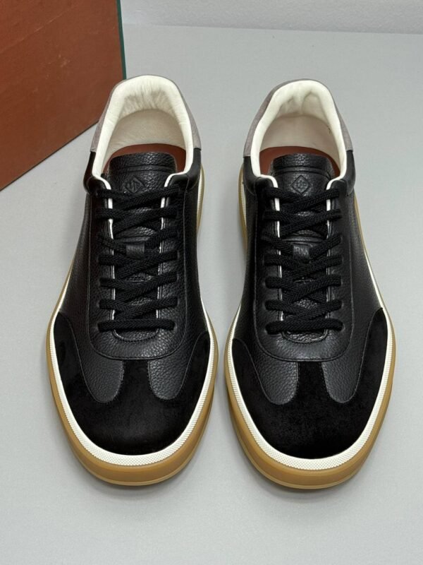 Men's Tennis Walk Sneaker - Suede & Premium Leather - Image 2