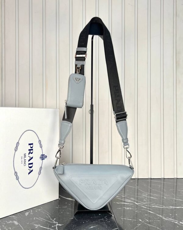 Prada Triangle Bag - Genuine Leather - Image 3
