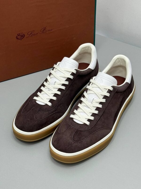 Men's Tennis Walk Sneaker - Suede & Premium Leather - Image 7
