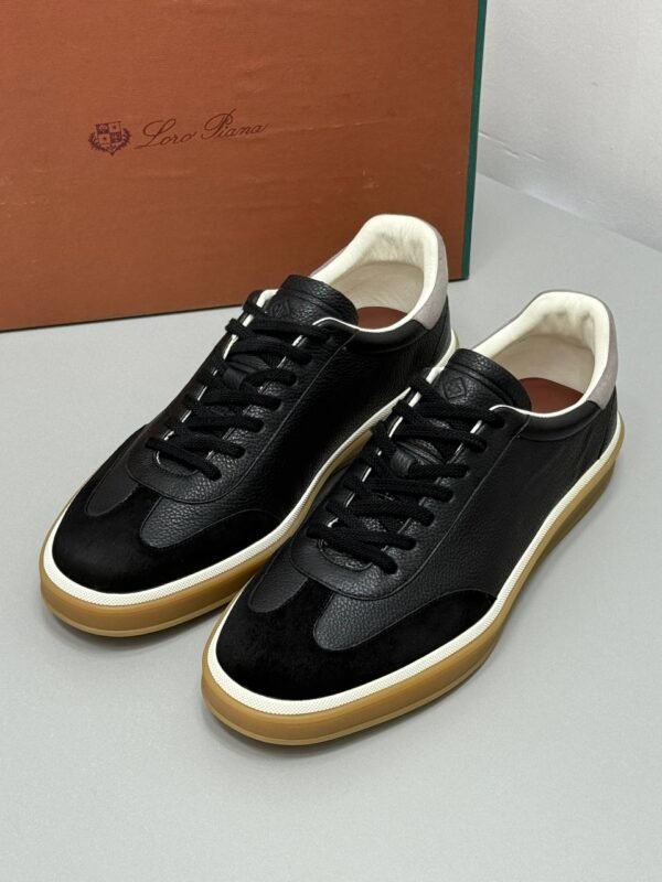 Men's Tennis Walk Sneaker - Suede & Premium Leather - Image 3