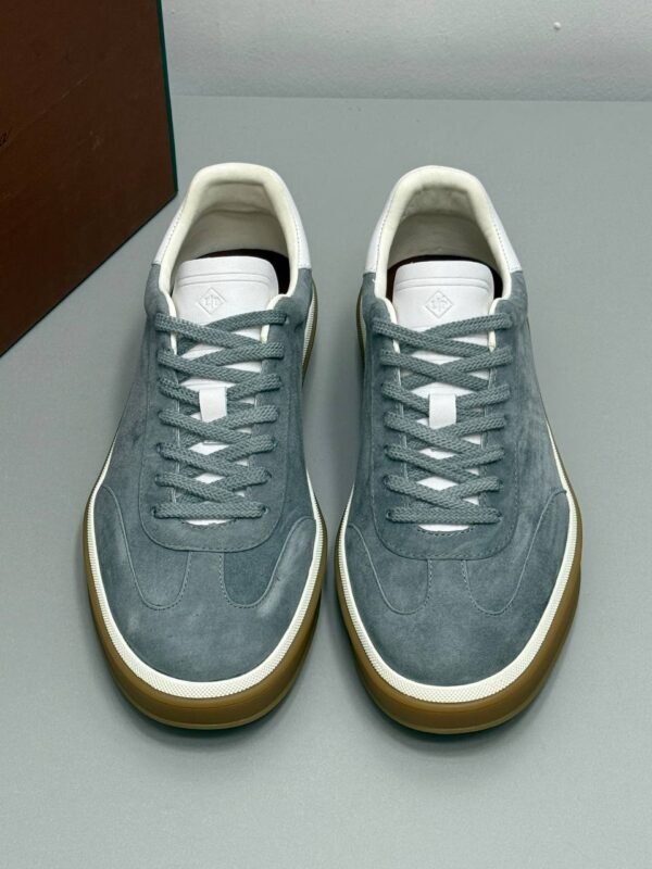 Men's Tennis Walk Sneaker - Suede & Premium Leather - Image 10