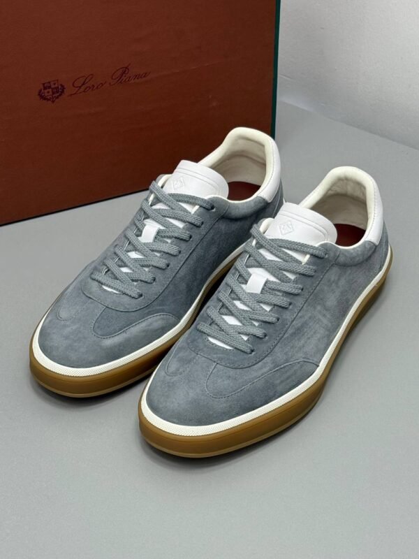 Men's Tennis Walk Sneaker - Suede & Premium Leather - Image 11