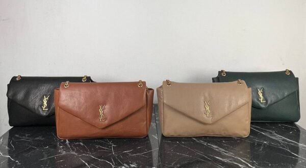 Saint Laurent Calypso Big Bag in Grained Lambskin